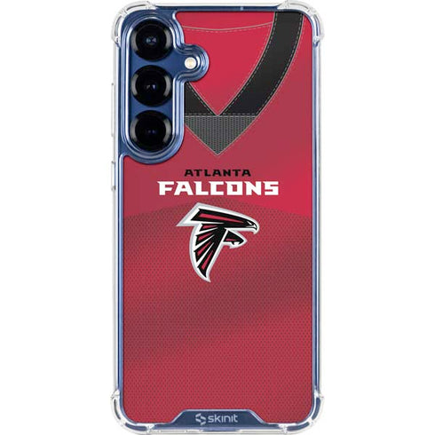 NFL Atlanta Falcons Team Jersey Galaxy S25 Clear Case